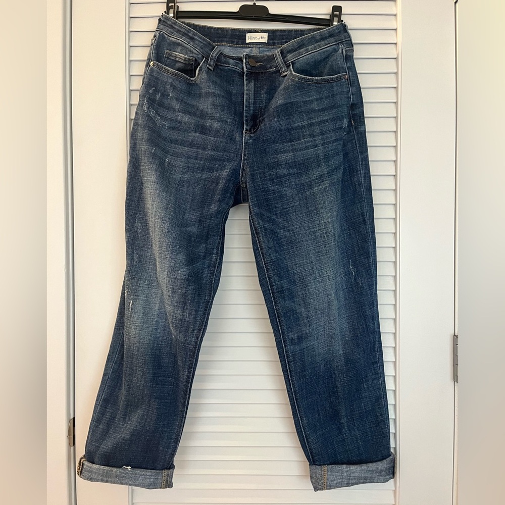 Hint of Blu - Boyfriend Jeans